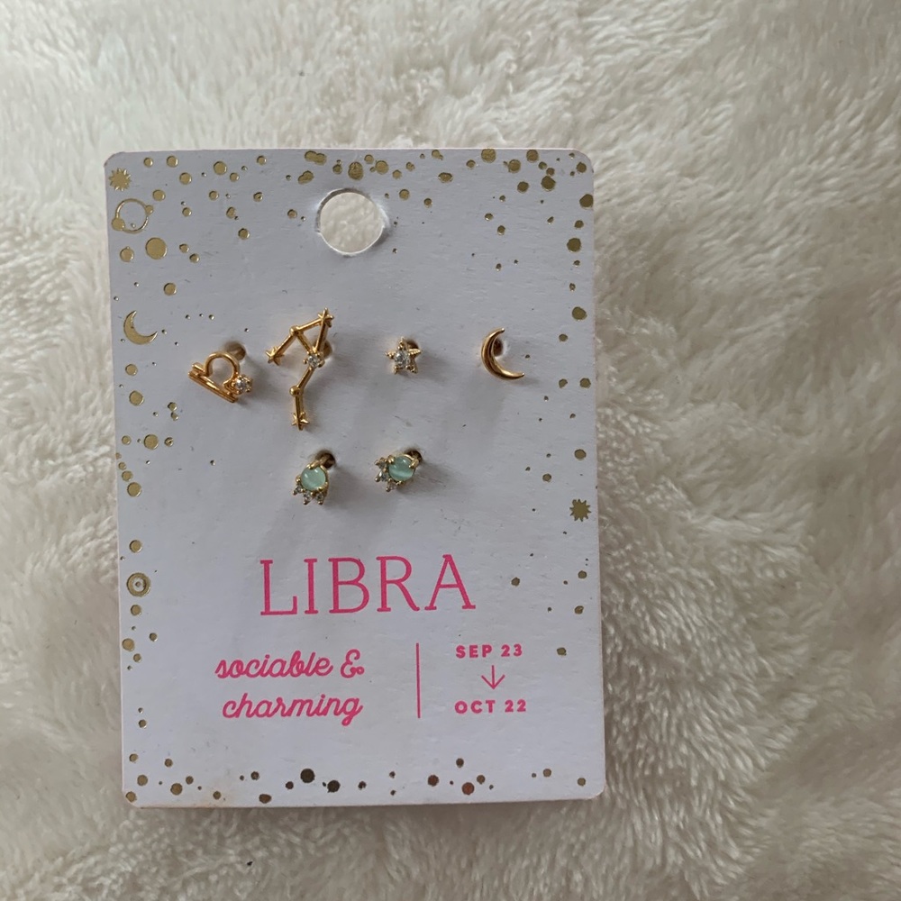 Anthropologie dainty Libra studs